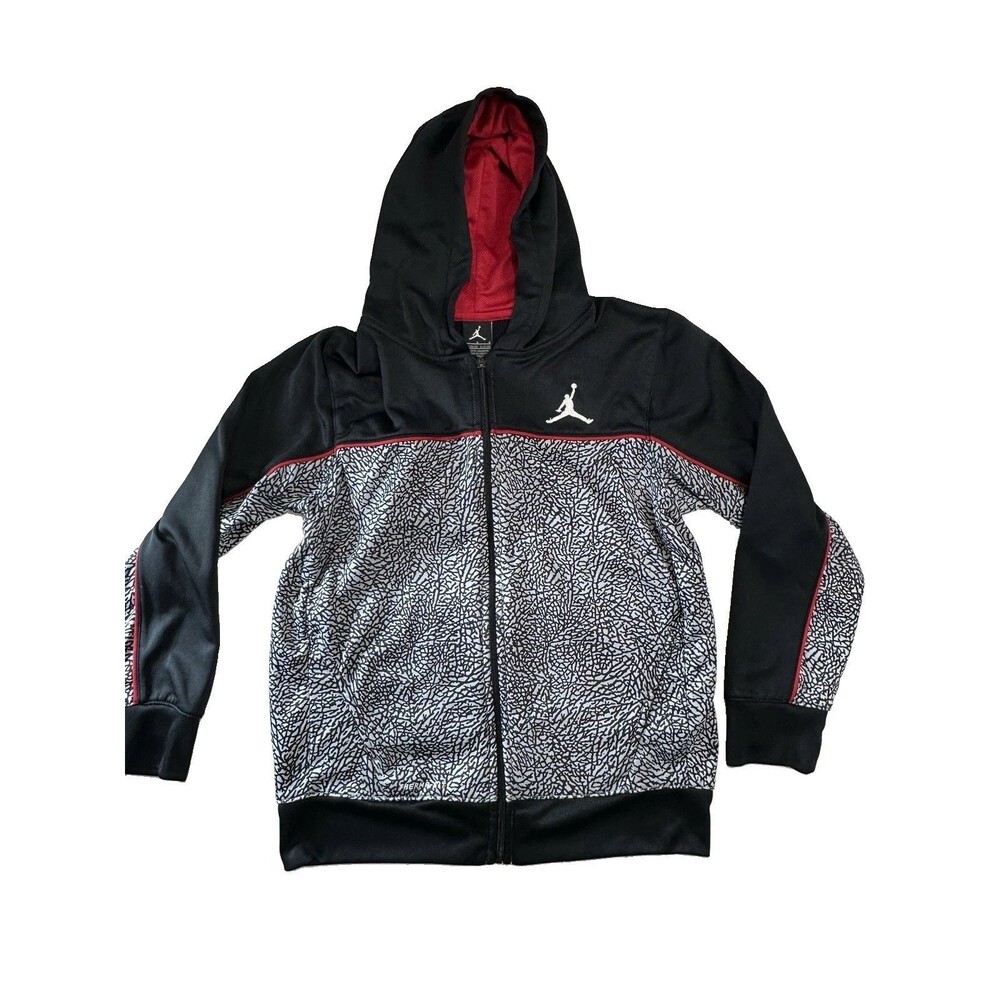 Nike Jordan Kids Boys Large 12-13 Years Full Zip Hoodie Jacket